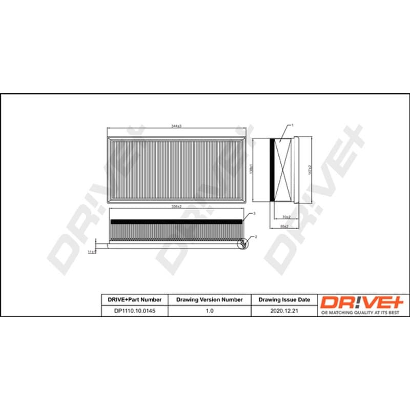 DRVE oro filtras DP1110.10.0145