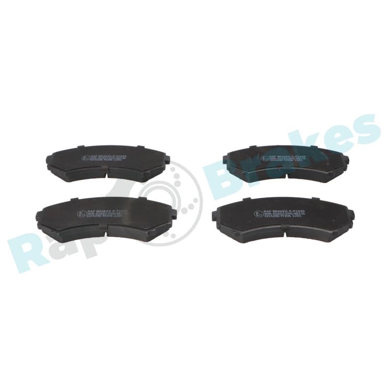 RAPBRAKES stabdžių trinkelių rinkinys, diskinis stabdys R-P1049