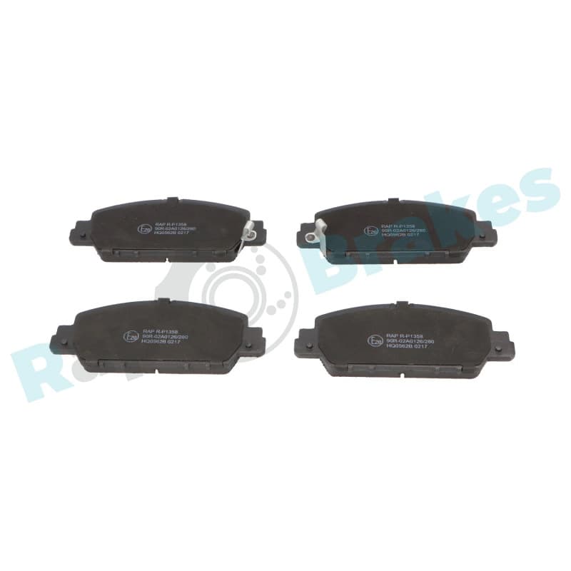 RAPBRAKES stabdžių trinkelių rinkinys, diskinis stabdys R-P1358