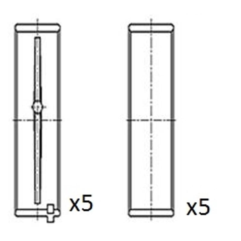 FAIAUTOPARTS pagrindiniai guoliai, alkūninis velenas BM1024-STD