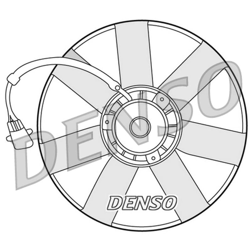 DENSO ventiliatorius, radiatoriaus DER32002