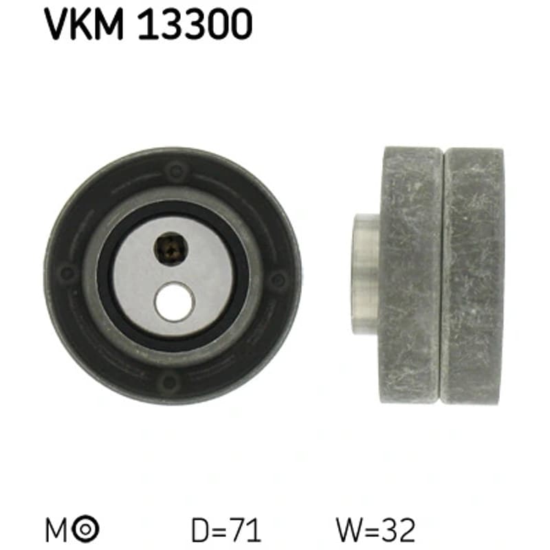 SKF VKM 13300 įtempiklio skriemulys, paskirstymo diržas