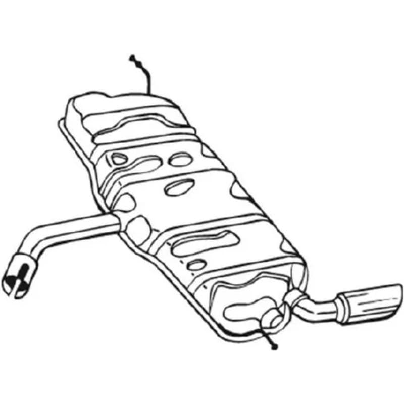 BOSAL galinis duslintuvas 233-127