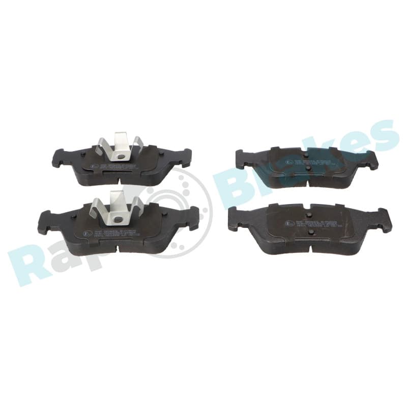 RAPBRAKES stabdžių trinkelių rinkinys, diskinis stabdys R-P0509