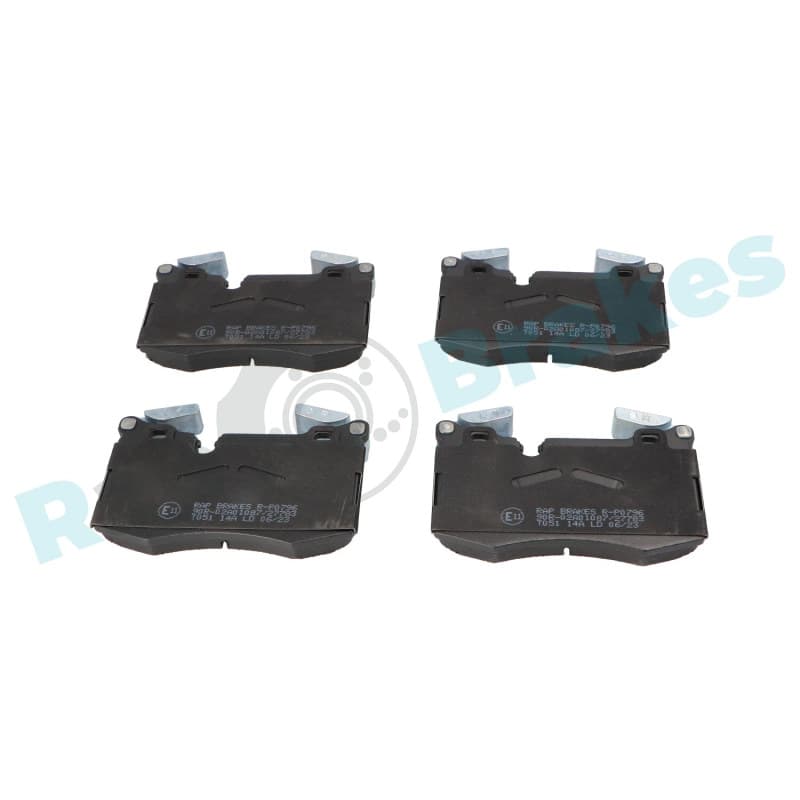 RAPBRAKES stabdžių trinkelių rinkinys, diskinis stabdys R-P0796
