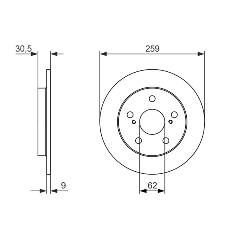 BOSCH 0 986 479 765 stabdžių diskas