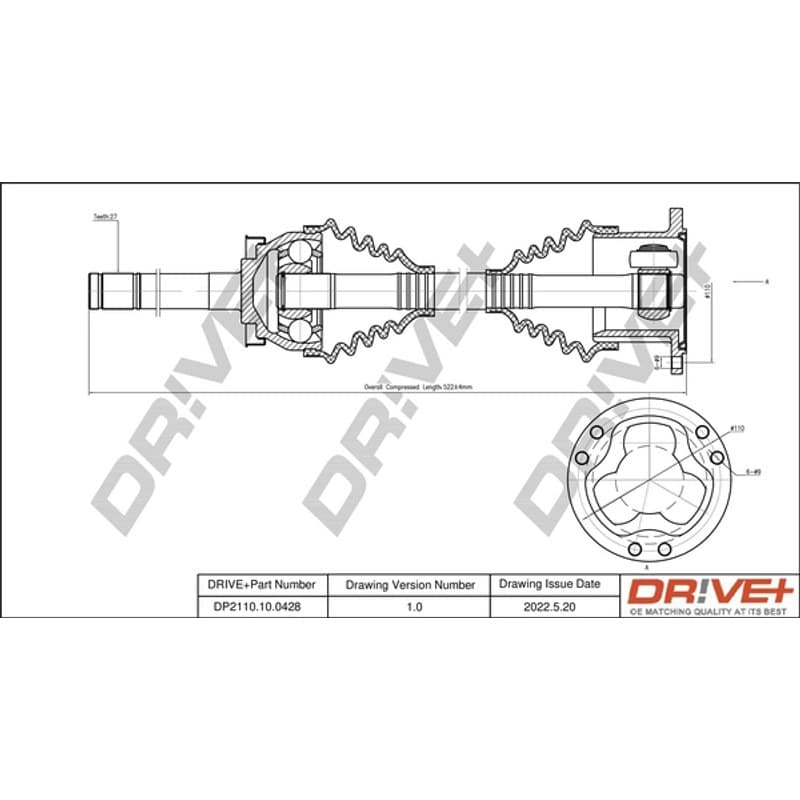 DRVE pusašis DP2110.10.0428