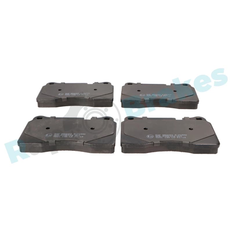 RAPBRAKES stabdžių trinkelių rinkinys, diskinis stabdys R-P0550