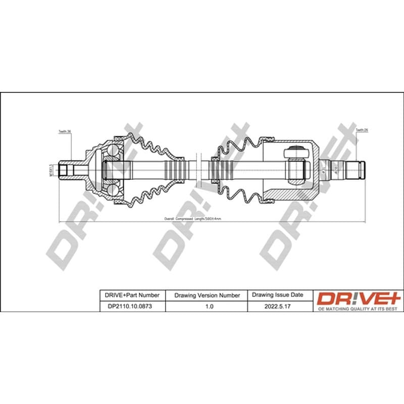 DRVE pusašis DP2110.10.0873