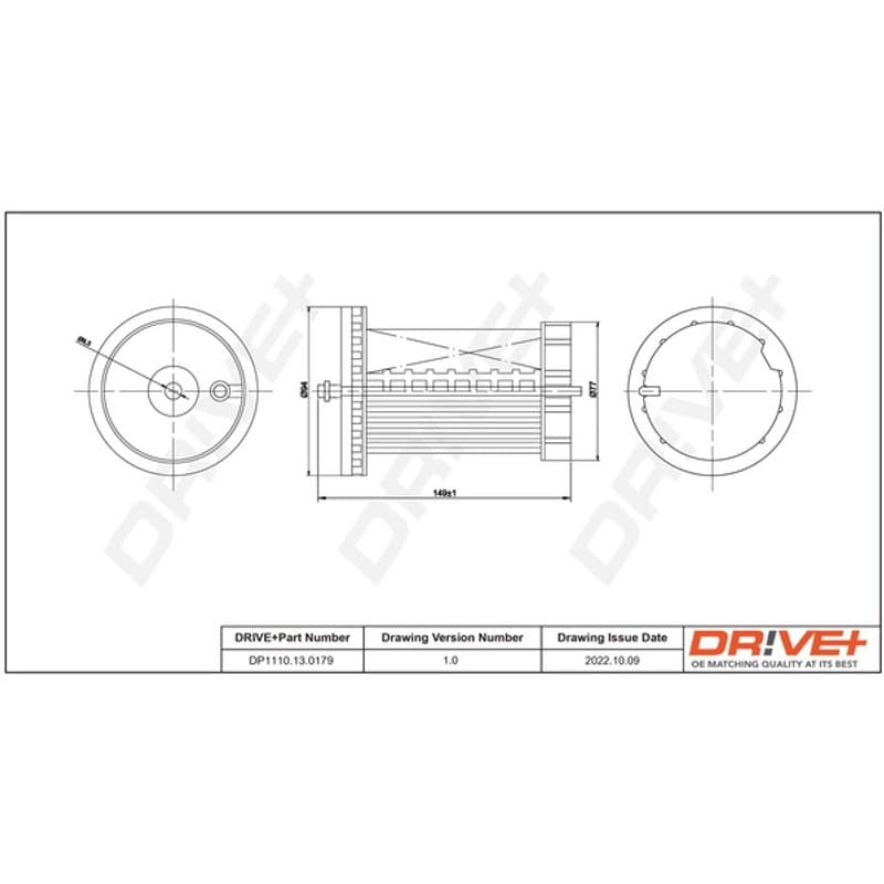 DRVE kuro filtras DP1110.13.0179
