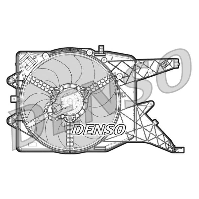 DENSO ventiliatorius, radiatoriaus DER20011