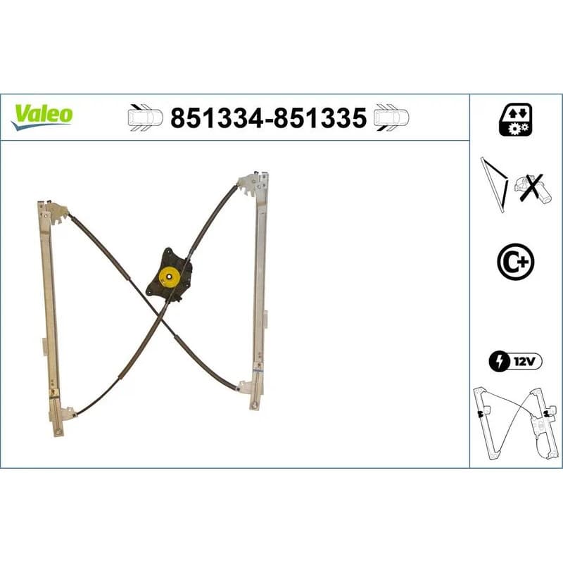 VALEO lango pakėliklis 851334