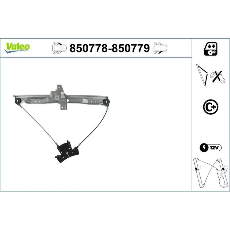 VALEO lango pakėliklis 850778