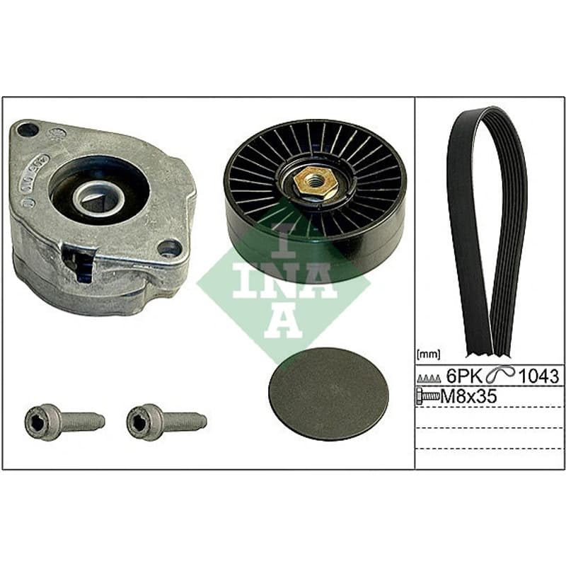 SCHAEFFLERINA V formos rumbuotas diržas, komplektas 529 0102 10
