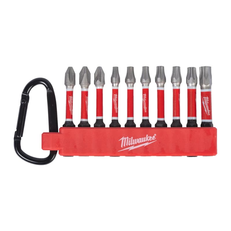 MILWAUKEE Shockwave Impact Duty™ komplektai – ShW CD Carabiner Set (10 vnt.) 4932480941 MILWAUKEE