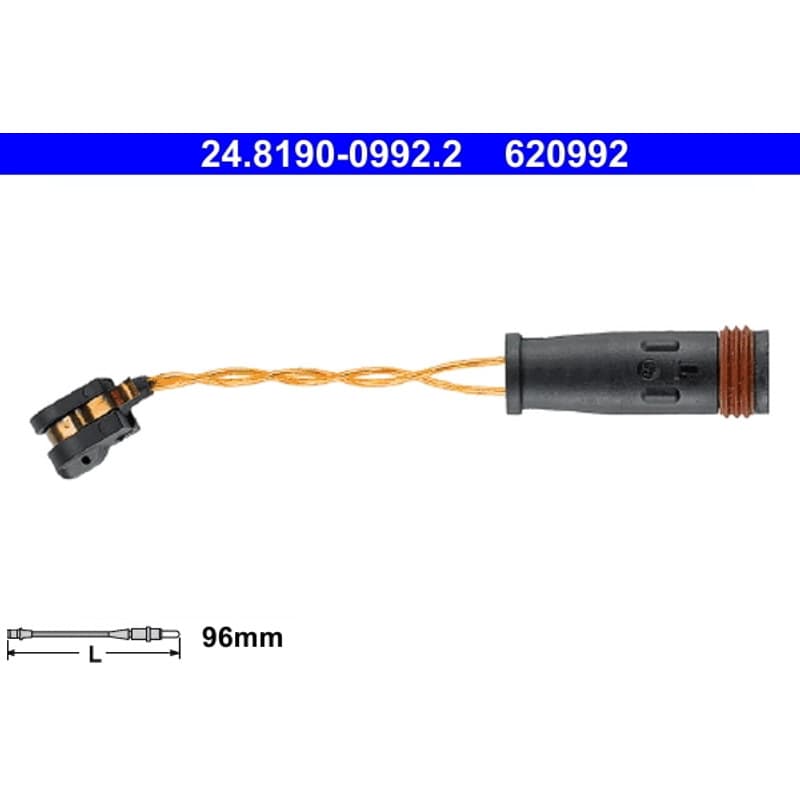 ATE Įspėjimo kontaktas, stabdžių trinkelių susidėvėjimas 24.8190-0992.2