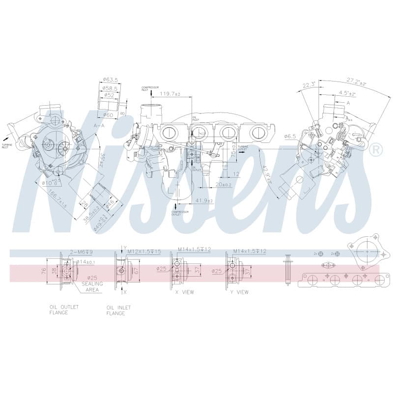 NISSENS kompresorius, įkrovimo sistema 93193