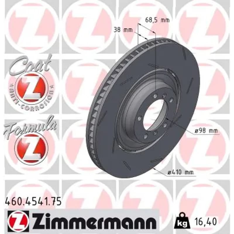 ZIMMERMANN stabdžių diskas 460.4541.75