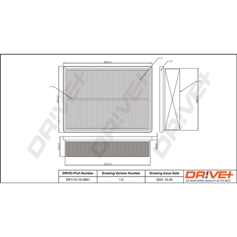 DRVE oro filtras DP1110.10.0661