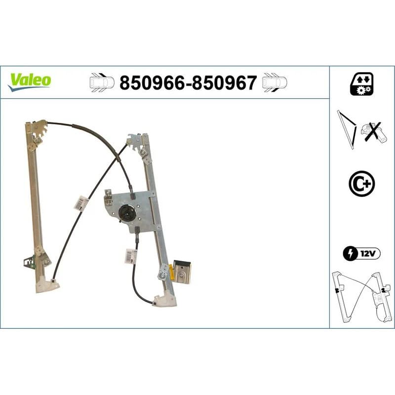 VALEO lango pakėliklis 850966