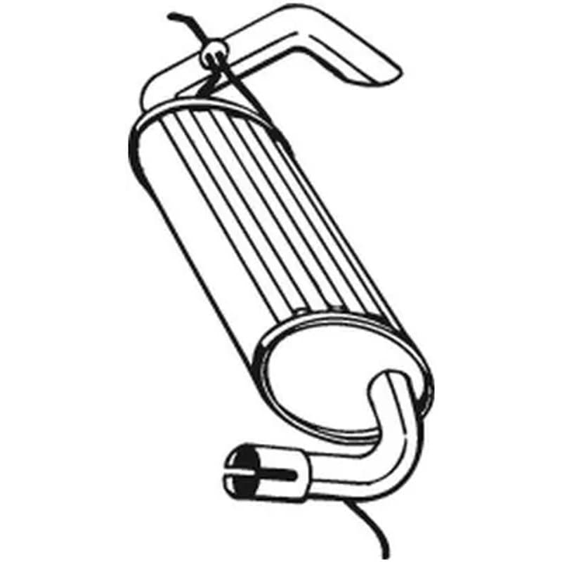 BOSAL galinis duslintuvas 211-393