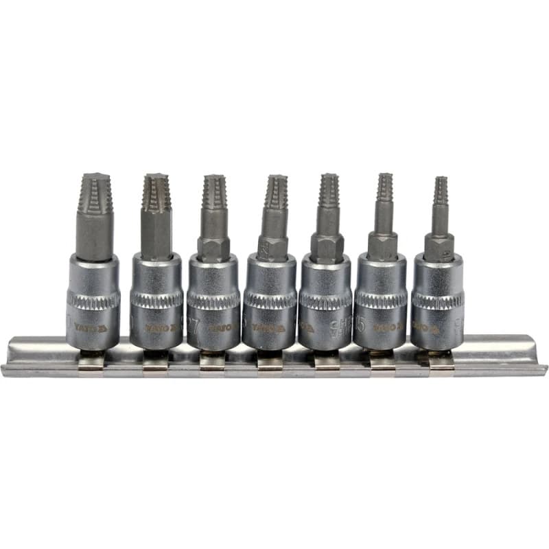 YATO Pažeistų TORX varžtų išėmimo rinkinys, 7 vnt. YT-04581
