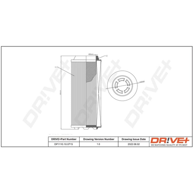 DRVE oro filtras DP1110.10.0715