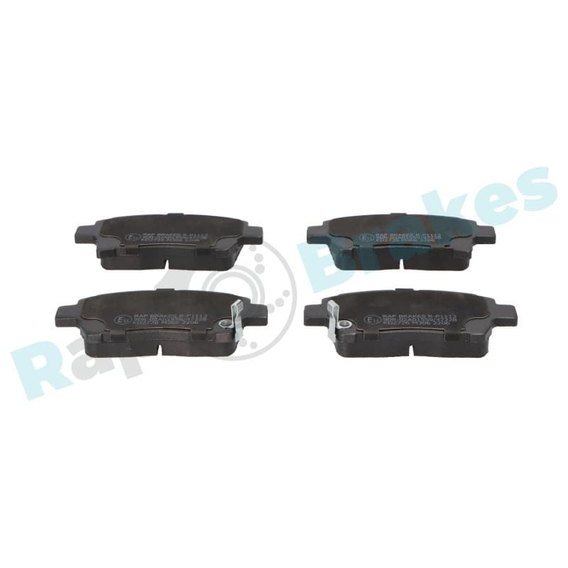 RAPBRAKES stabdžių trinkelių rinkinys, diskinis stabdys R-P1113