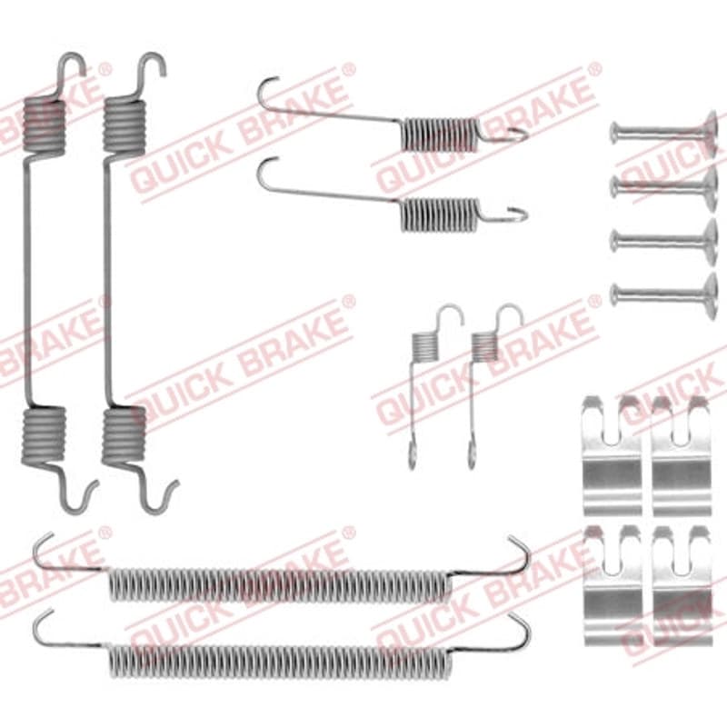 QUICKBRAKE priedų komplektas, stabdžių trinkelės 105-0029