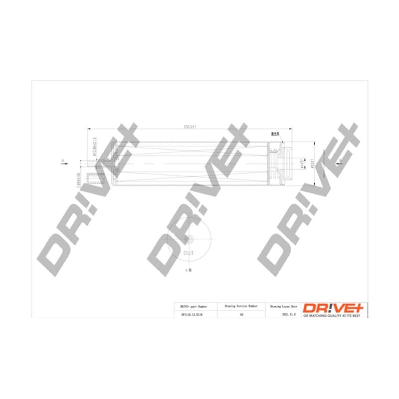 DRVE kuro filtras DP1110.13.0118