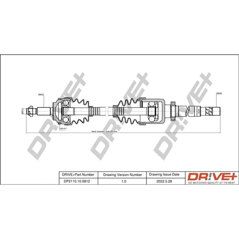 DRVE pusašis DP2110.10.0812