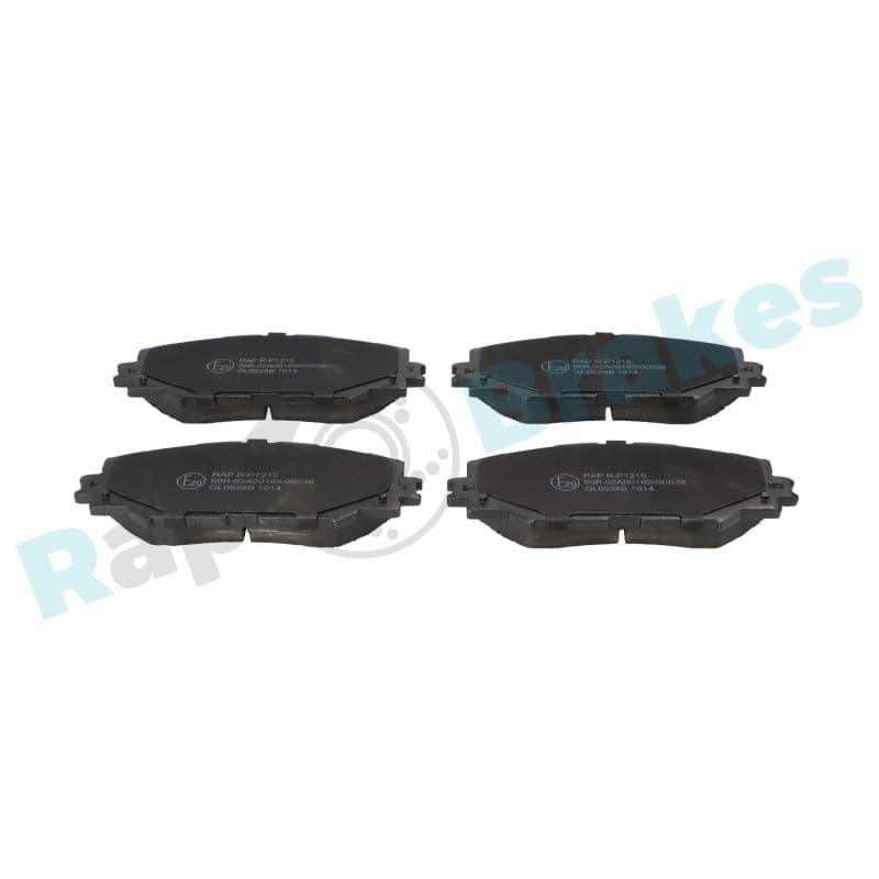 RAPBRAKES stabdžių trinkelių rinkinys, diskinis stabdys R-P1215