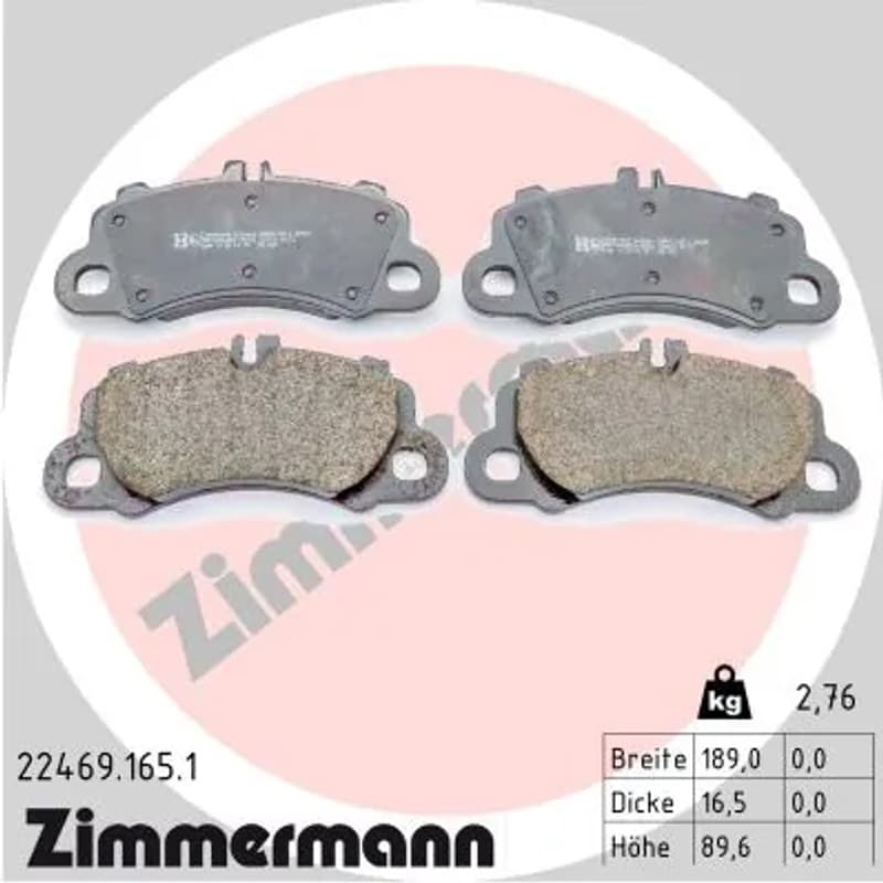 ZIMMERMANN Būgnai ir trinkelės 22469.165.1
