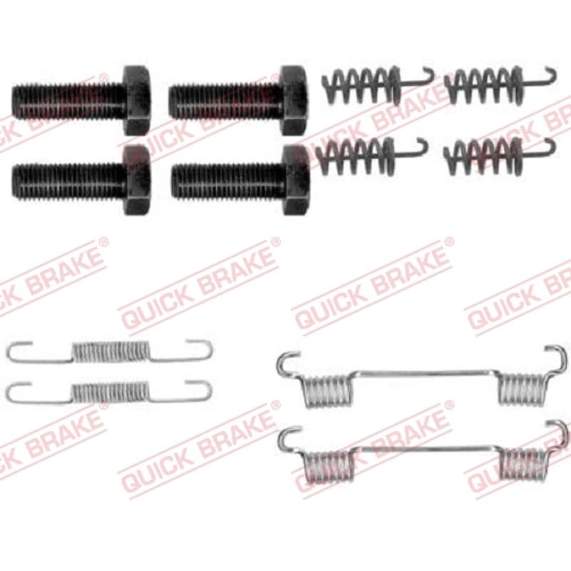QUICKBRAKE priedų komplektas, stovėjimo stabdžių trinkelės 105-0865