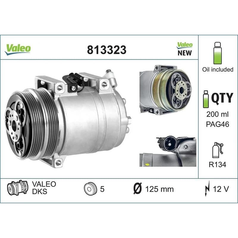 VALEO Kompresorius, oro kondicionierius 813323