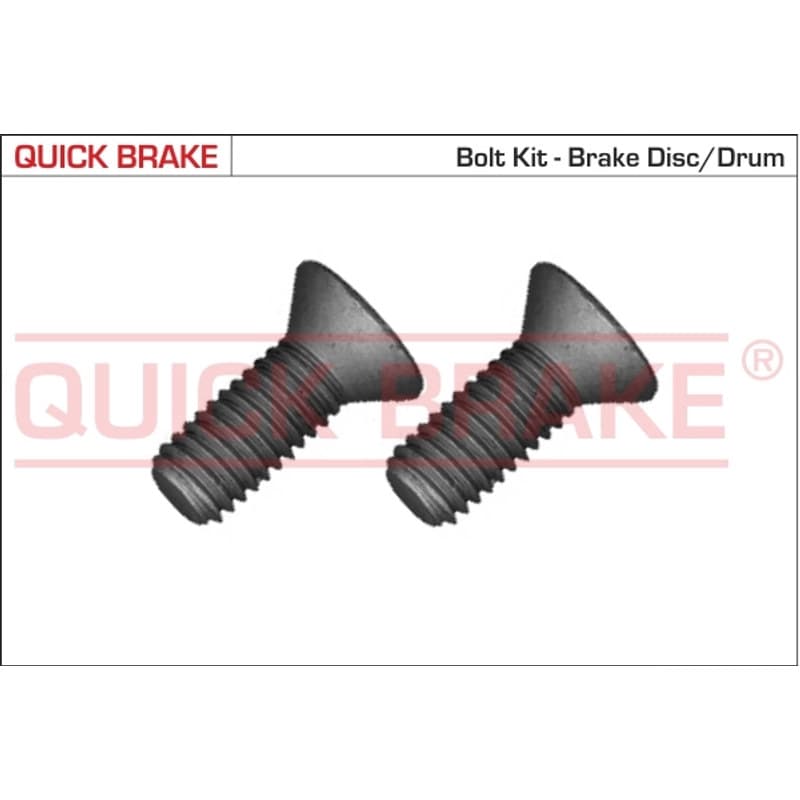 QUICKBRAKE varžtų komplektas, stabdžių diskas Q11676K QB