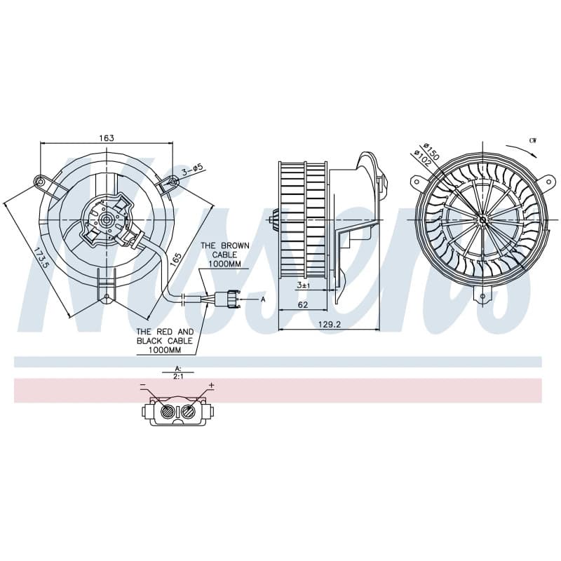 NISSENS vidaus pūtiklis 87035 NISS