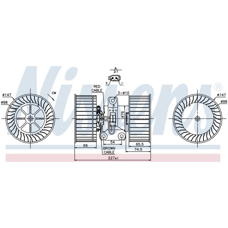 NISSENS vidaus pūtiklis 87114 NISS