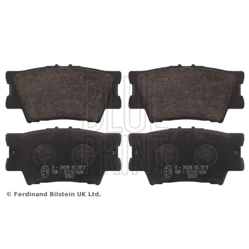 BLUEPRINT stabdžių trinkelių rinkinys, diskinis stabdys ADT342168