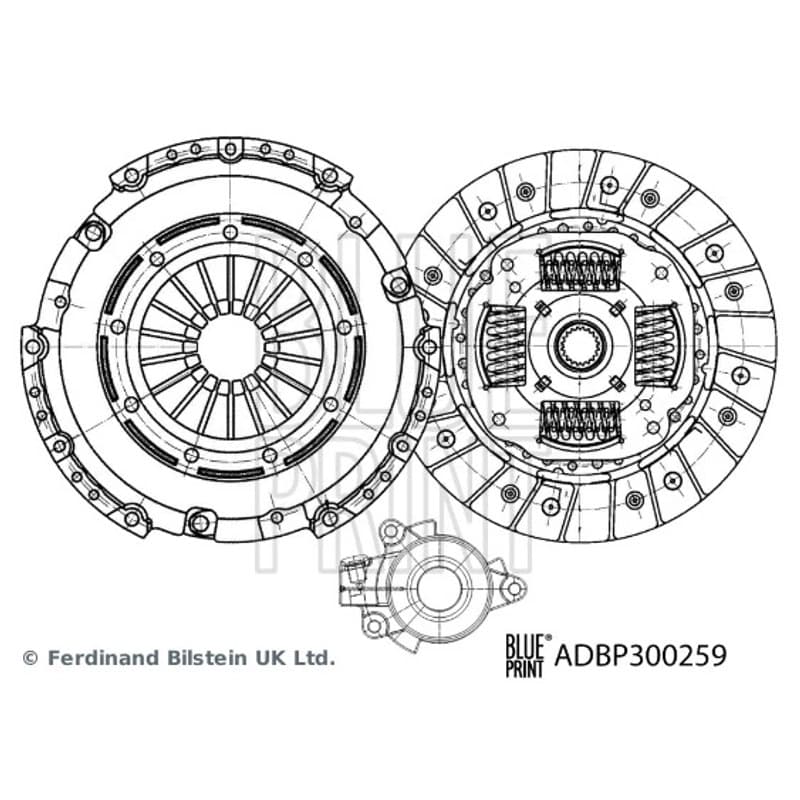 BLUEPRINT sankabos komplektas ADBP300259
