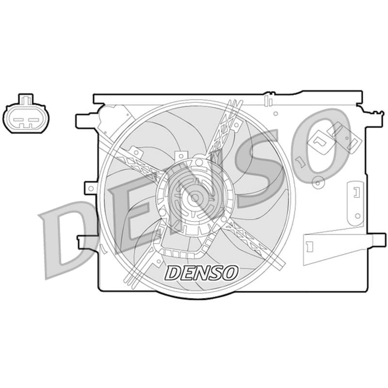 DENSO ventiliatorius, radiatoriaus DER09053 DENSO
