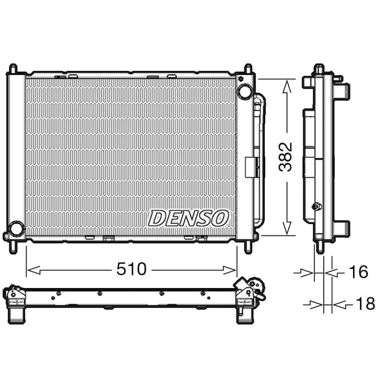 DENSO aušintuvo modulis DRM23104 DENSO