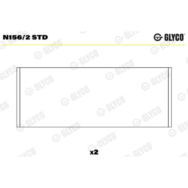 GLYCO skirstomojo veleno įvorės N156/2 STD