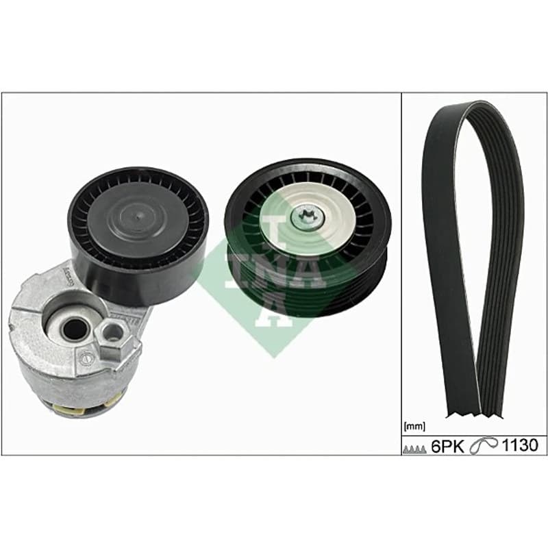 SCHAEFFLERINA V formos rumbuotas diržas, komplektas 529 0165 10