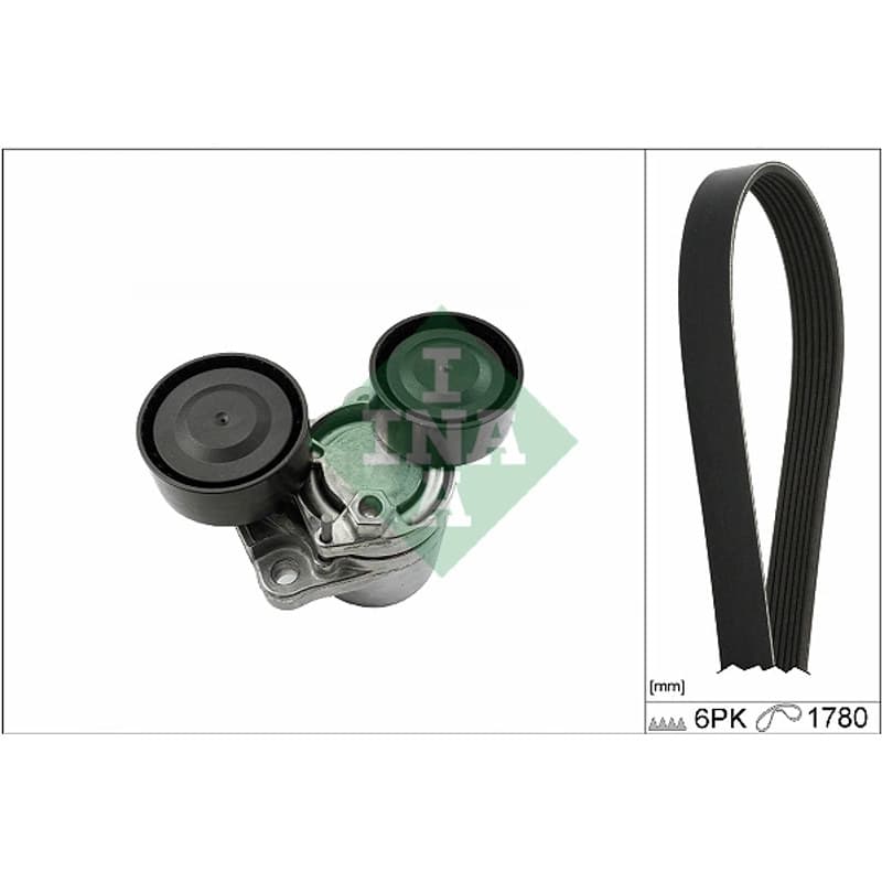 SCHAEFFLERINA V formos rumbuotas diržas, komplektas 529 0510 10