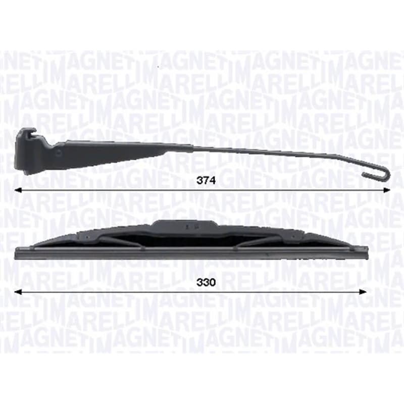 MAGNETIMARELLI valytuvo svirčių rinkinys, stiklų valymui 000723180435