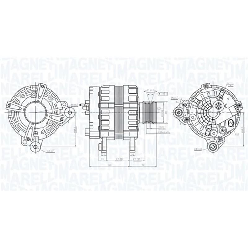 MAGNETIMARELLI kintamosios srovės generatorius 063736193010