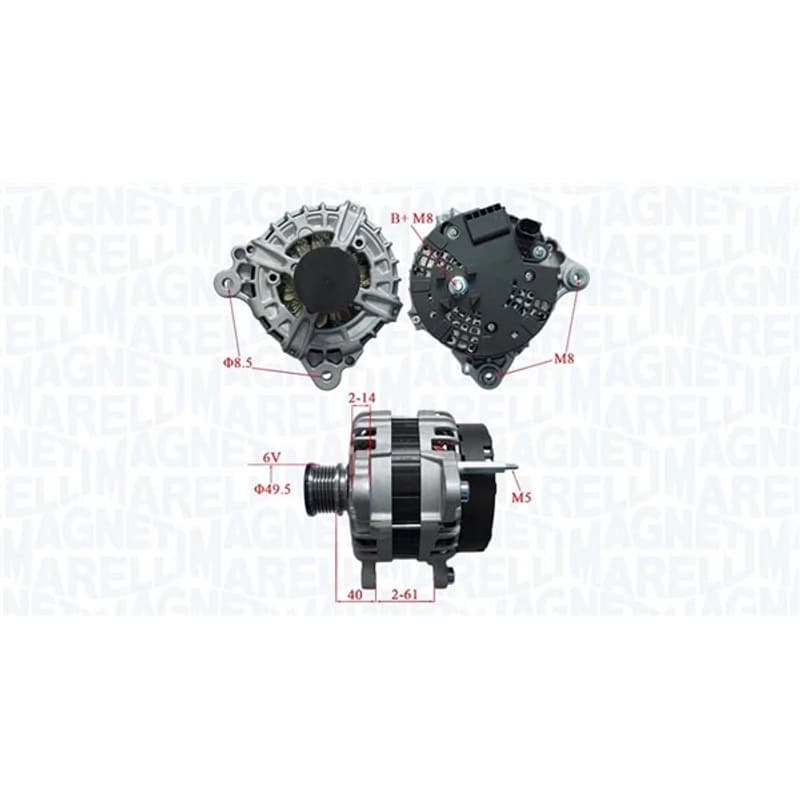 MAGNETIMARELLI kintamosios srovės generatorius 063736195010