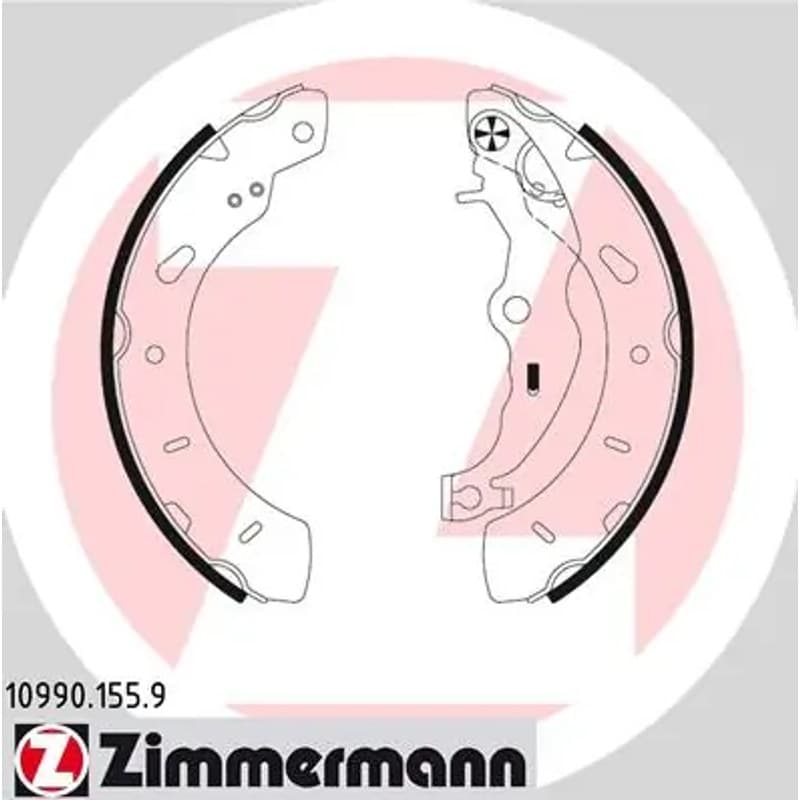 ZIMMERMANN stabdžių trinkelių komplektas 10990.155.9