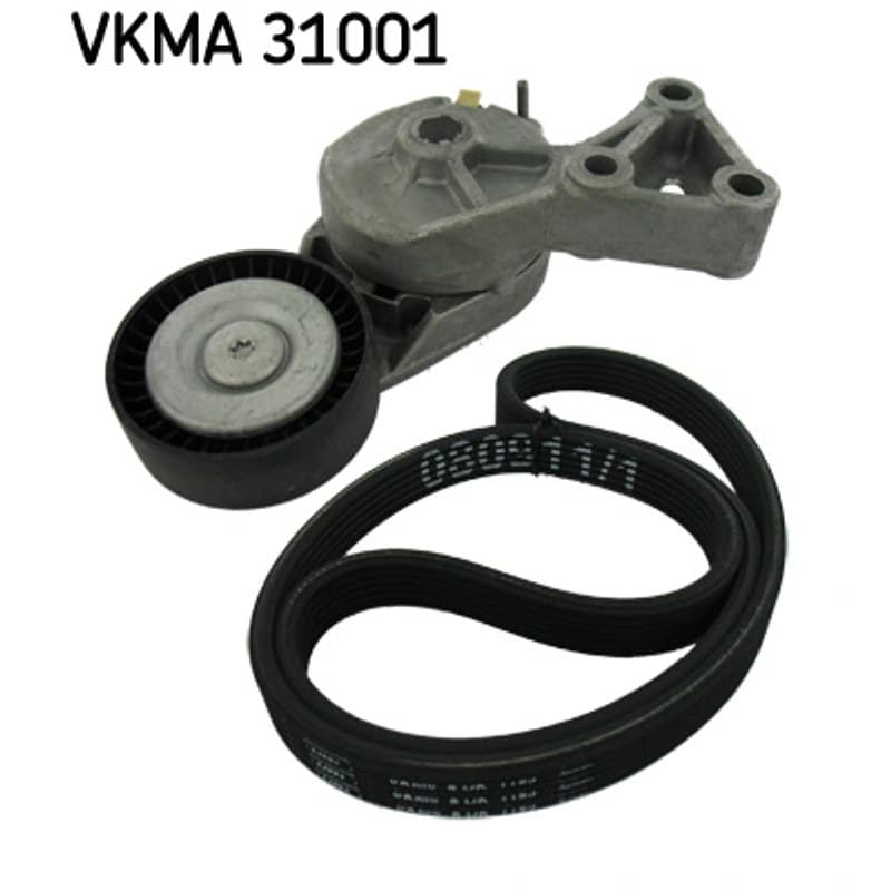 SKF VKMA 31001 V formos rumbuotas diržas, komplektas VKMA31001